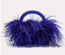 The Halo Feather Clutch