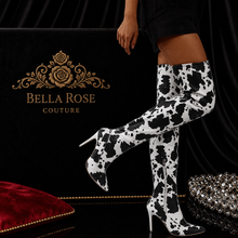Vache Élégante Over-the-Knee Stiletto Boot