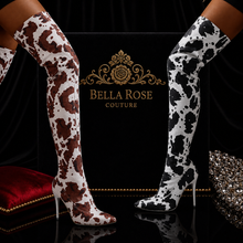 Vache Élégante Over-the-Knee Stiletto Boot