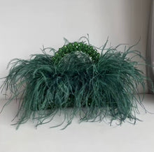 The Halo Feather Clutch