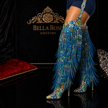Saphira Sauvage Fringe Thigh Boot
