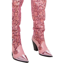 Venom Rose Thigh-High Boots