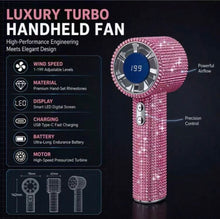 Be dazzled handheld fan