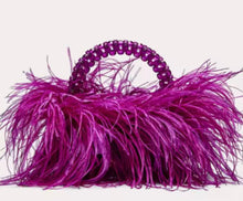 The Halo Feather Clutch