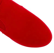 Star Charm Velvet Platform Boots