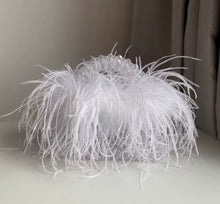 The Halo Feather Clutch