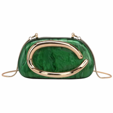 The Luxe Marbled Clutch