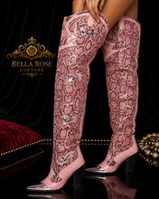 Venom Rose Thigh-High Boots