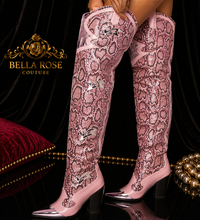Venom Rose Thigh-High Boots