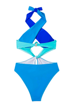 Luna - Color block 1 piece swimsuits