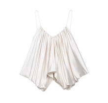 White satin camisole on a white background. Ivory silk satin camisole with delicate straps and elegant draped neckline, old money luxury style
luxury camisole

silk satin cami

old money fashion

elegant women’s tops

quiet luxury clothing

BellaRose Couture

satin camisole women

minimalist luxury top