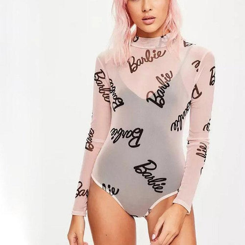 Barbie doll- Mesh See Through Bodysuit