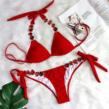 Red Diamond bikini swimsuit