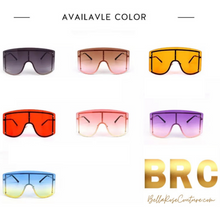 Rise & shine - purple oversize sunglasses