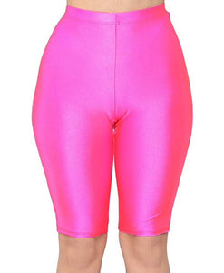 Pink biker shorts