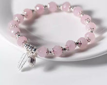 Rose - rose quartz love bracelet