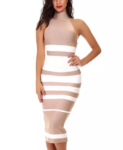 Power - striped dress