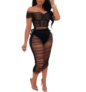 Tamika- mesh sexy dress