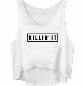 Killin it - tank crop top