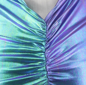 Mermaid - sexy backless halter maxi dress