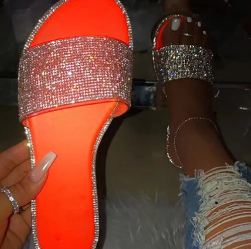 Highlight- bling rhinestone slide sandals