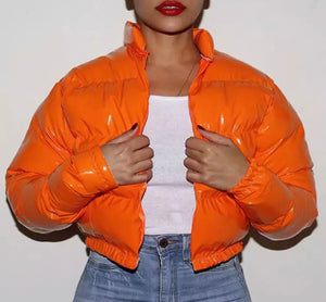 Jakie - Orange Puffer jackets
