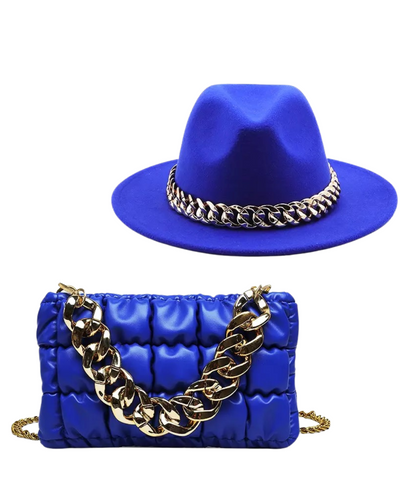 Fedora and bag set