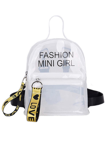 Mini-Clear mini fashionable backpack