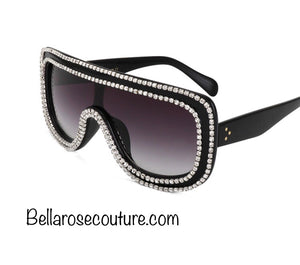 Bing bling - black sunglasses