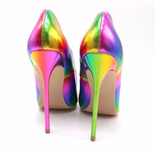 Rainbow blast - rainbow high heel shoes