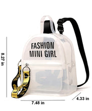 Mini-Clear mini fashionable backpack