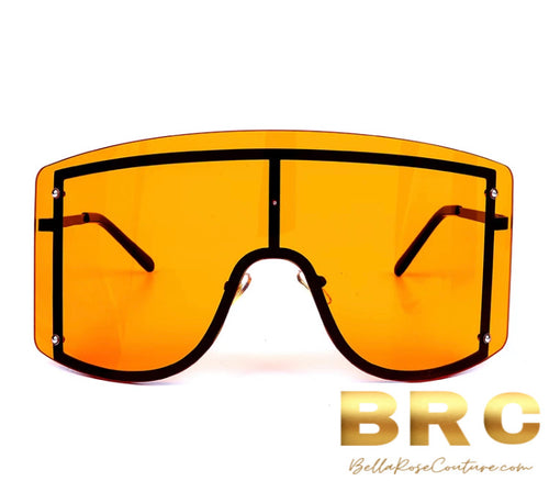 Rise & Shine - Orange Oversized sunglasses