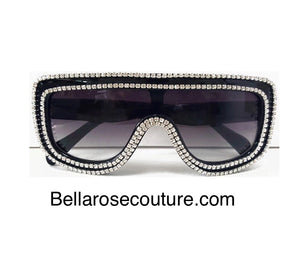 Bing bling - black sunglasses