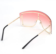 Rise & shine - pink oversize sunglasses