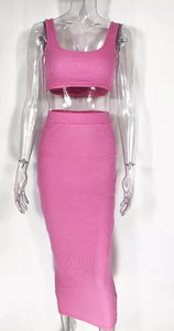 Peek a boo - 2 piece matching skirt set